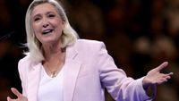 Le Pen casts herself as protector of France as troubles swirl - POLITICO.eu