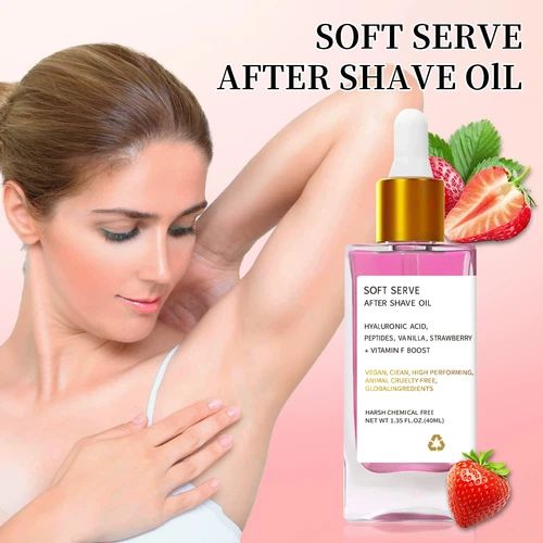 Truly Beauty Soft Serve After Shave Oil 1.35oz / 40mL Strawberry After Shave Oil - Picture 4 of 10