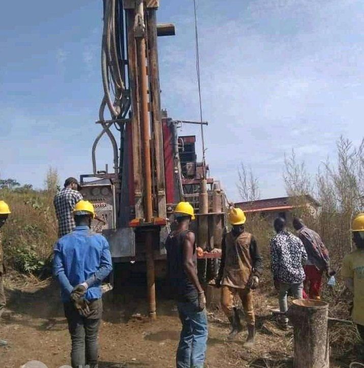 Construction of Borehole for Community
