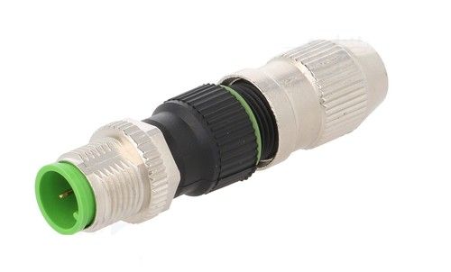4-pole, straight, field-wireable (IDC)