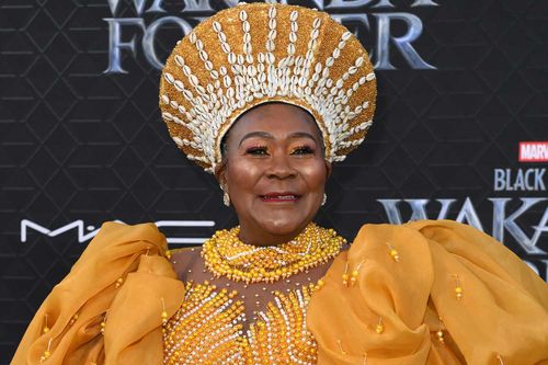 Connie Chiume at the 'Black Panther: Wakanda Forever' premiere