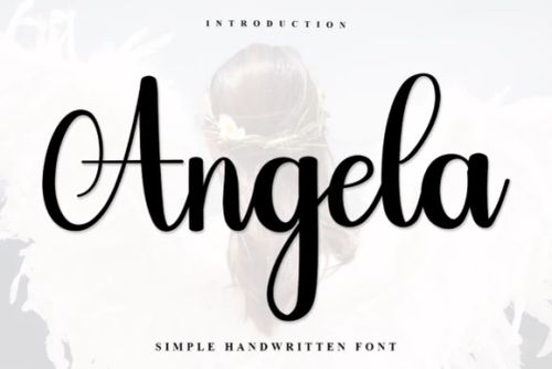 限时免费获取字体 Angela[Windows、macOS][$16→0]