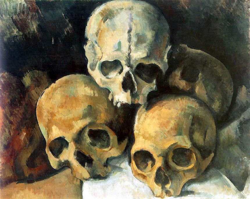 File:Paul Cézanne, Pyramid of Skulls, c. 1901.jpg