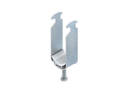 Cable U-clamp, for 2 cables, Ø 18-22 mm, slot width 11-12 mm
