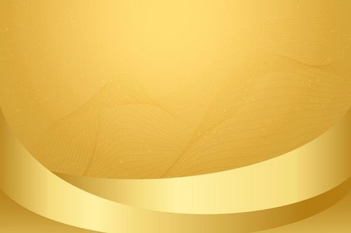 Free Vector golden background vector with metallic wave