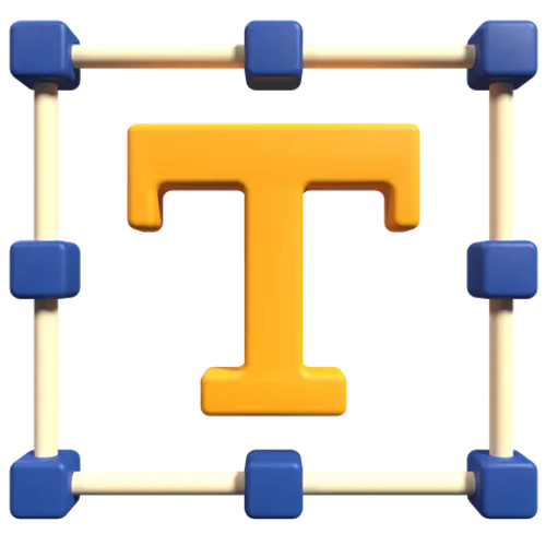 Text Tool  3D Illustration