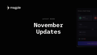 Magpie Protocol Monthly Update. The world begins its holiday season…