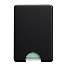 Casely MagWallet | Black | Slim Wallet Card Holder | Compatible with MagSafe | Soft-Touch Hard Silicone | Holds Up to 3 Cards