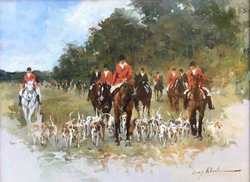 Fox Hunt Art, British Sporting Art, Fox Hunt Painting, British Fox Hunting Art, Fox Hunting Painting, The Fox Hunt Painting, English Fox Hunting Paintings, Horse Racing Oil Painting, Fox Hunt Oil Painting