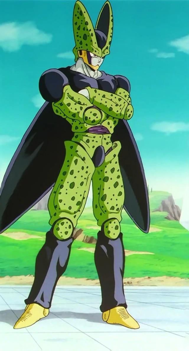r/dbz - Cell was one of the hardest characters to animate, they had to draw all the dots in every frame over and over.