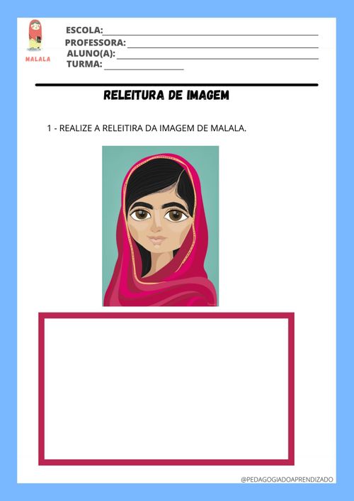 Sequência didática Alfabetização MALALA | Livro malala, Texto para leitura infantil, Aula de história