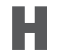 How Regional Indicator Symbol Letter H emoji looks on Htc.