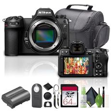 Nikon Z6III Mirrorless Camera (1890) Bundle with 64GB Memory Card + Lens Cleaning Kit + Camara Bag +Wireless Shutter Release