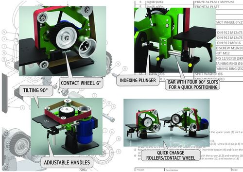 2x48'' Tilting Belt Grinder Plans | PDF and DXF Files Included image 9