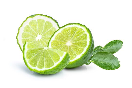 Bergamot on white