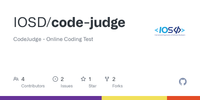 GitHub - IOSD/code-judge: CodeJudge - Online Coding Test