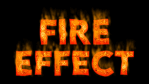 Fire Text Effect