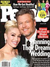 PEOPLE January 11 2021 Gwen Stefani Blake Shelton - Half Their Size Issue