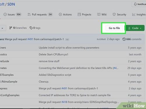 Step 4 Click Go to file.