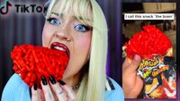 testing very questionable Tik Tok food hacks (hot cheeto brain???) - YouTube