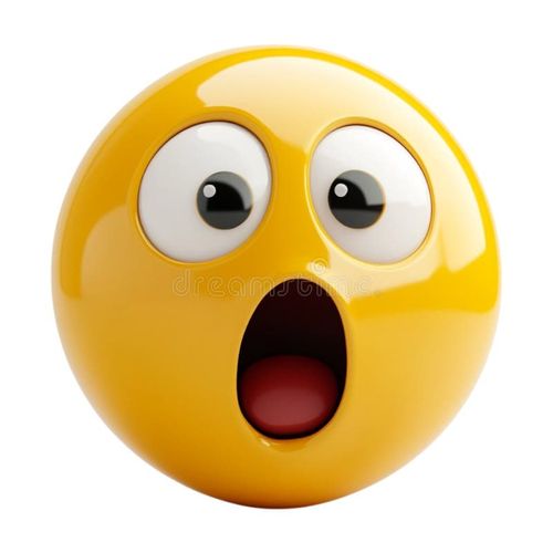 Imagen transparente o PNG de un Emoji sorprendido ilustración del vector
