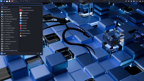 Kali Linux desktop