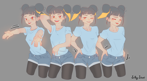 r/krita - random OC poses