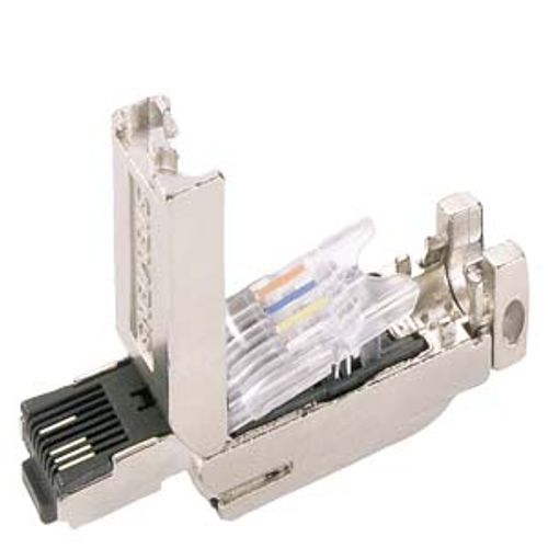 1 PACK = 1 PCS METHOD, 180 DGR CABLE OUTLET METAL 
 HOUSING AND FC CONNECTING RJ45 PLUG CONNECTOR W. 
 RUGGED SIMATIC NET IE FC RJ45 PLUG 180