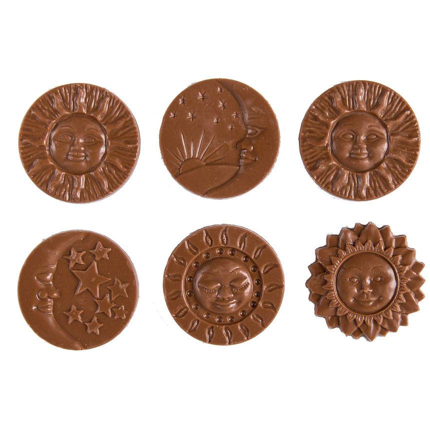 Treats - 34% Milk Chocolate Sun and Moon