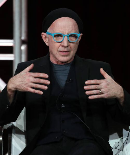 Arliss Howard of "Manhunt: Deadly Games"" speaks on stage during the Spectrum Originals/Lionsgate Television segment of the 2020 Winter TCA Tour at...