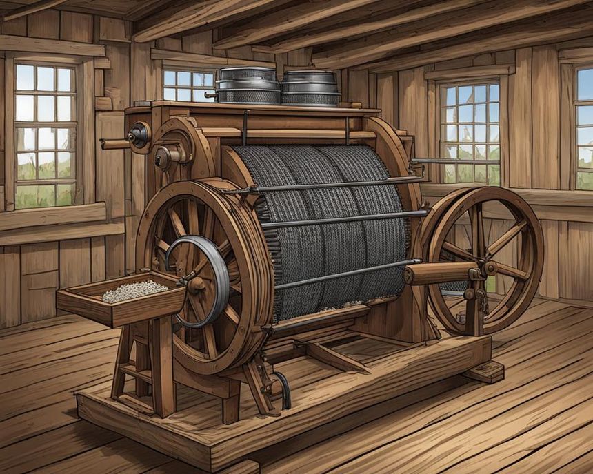 how does the cotton gin work