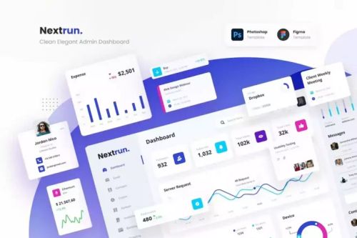 View Information about Nextrun Professional Figma Admin Dashboard Template
