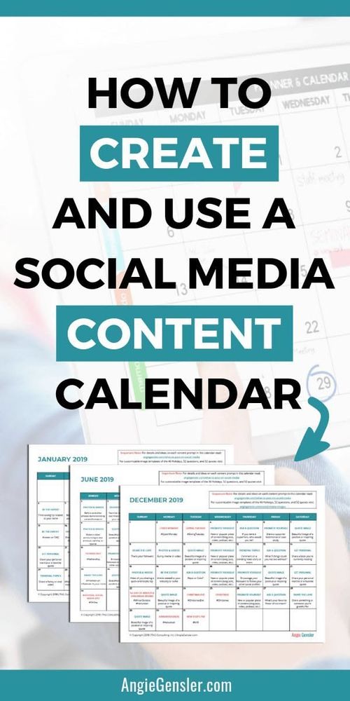 the social media content calendar with text overlay that reads how to create and use a social media content calendar