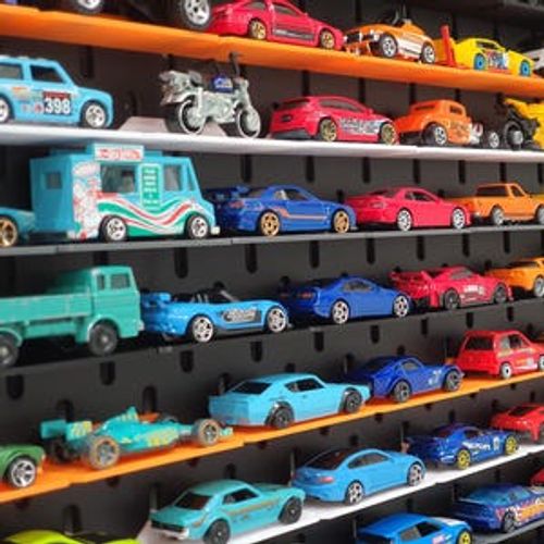 Ikea Skadis Display Shelves For 1/64 Scale Diecast Model Cars image 1