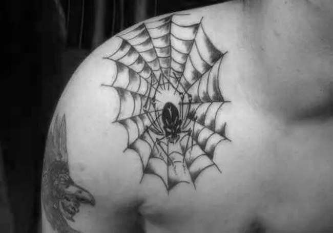 Spider russian prison tattoo