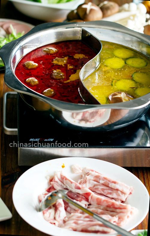 Sizzling hot pot in China