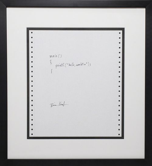 hello world brian kernighan 1978