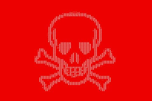 ilustraões, clipart, desenhos animados e ícones de crânio branco da arte ascii e símbolo dos ossos cruzados no fundo vermelho. ilustração do conceito de perigo, risco e perigos - ascii ilustrações