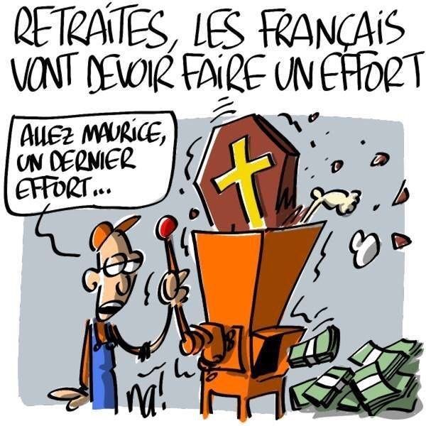#dessin de @na_dessinateur #retraite #francais #effort #politique #gouvernement #lrem #enmarche ...