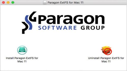 paragon extfs interface for mounting ext4 on mac