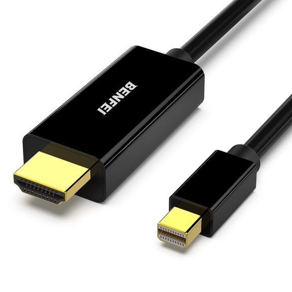 BENFEI 4K Mini DisplayPort to HDMI Cable, Mini DP to HDMI 6 Feet Cable (Thunderbolt Compatible)