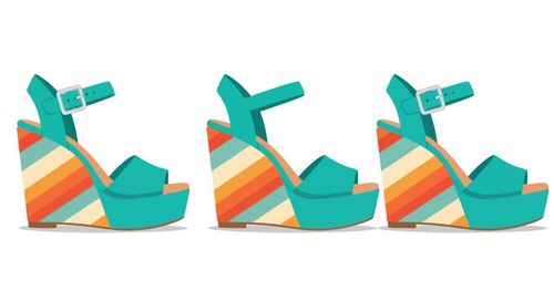 Shop stylish turquoise wedge sandals platform heel fashion shoes