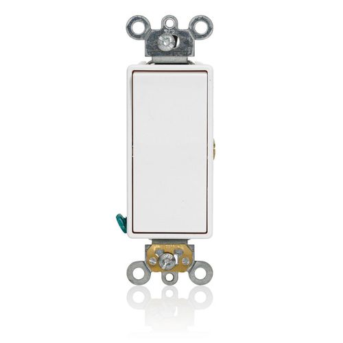 Rocker Switch 15 Amp, Momentary Contact, White