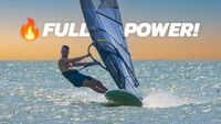 🔥 FULL POWER Windsurfing in Perfect Flat-Water Conditions! | Windsurfing Vietnam - YouTube