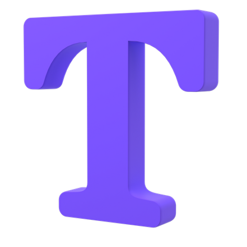 Text  3D Illustration