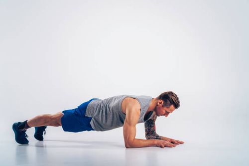fitness man doing plank exercise - plank exercise stock pictures, royalty-free photos & images