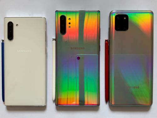 back of galaxy note 10 galaxy note 10+ and galaxy note 10 lite 20200220b