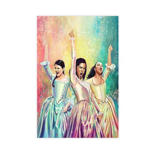 Shruan Hamilton Animatic Schuyler Sisters Canvas Poster Wall Art Decor Print Picture Paintings for Living Room Bedroom Decoration Unframe-style 16x24inch(40x60cm)