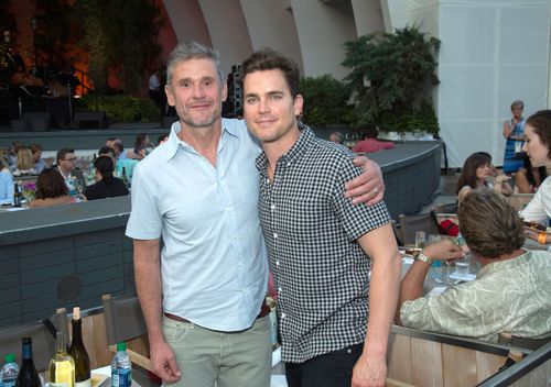 Simon Halls and Matt Bomer during the Hollywood Bowl opening night at the Hollywood Bowl on June 18, 2016, in Hollywood, California. | Source: Getty Images