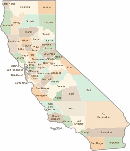 California County Map